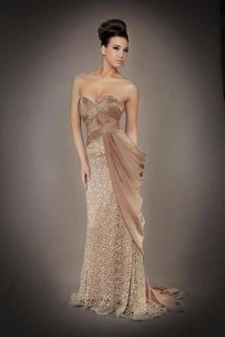 Jovani Nude Size 12 Tall Height Straight Dress on Queenly