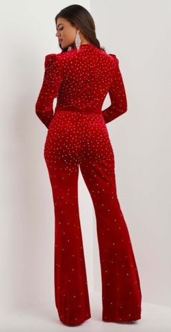 Panoply Red Size 6 Jumpsuit Dress on Queenly