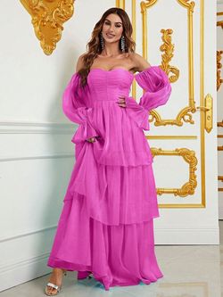 Style FSWD1092 Faeriesty Purple Size 4 Fswd1092 Tall Height Floor Length Straight Dress on Queenly