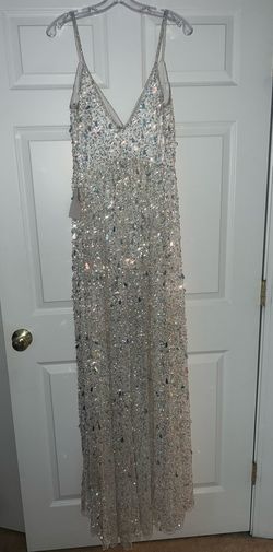 Sherri Hill White Size 8 Military 50 Off Straight Dress on Queenly