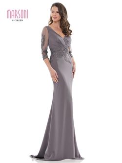 Style MV1145 Colors Gray Size 20 Tall Height Black Tie Jersey Straight Dress on Queenly