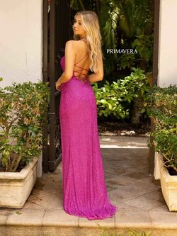 Style 3902 Primavera Pink Size 4 Tall Height Euphoria Side slit Dress on Queenly