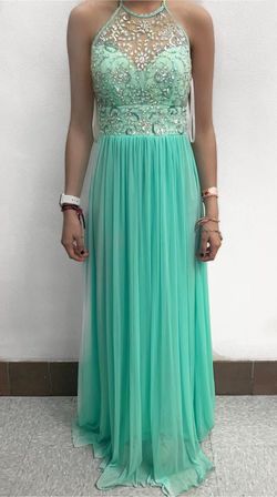 B. Darlin Green Size 2 Homecoming Prom Floor Length Straight Dress on Queenly