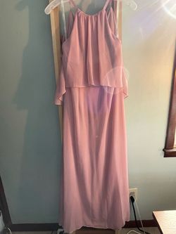 David's Bridal Pink Size 0 Military Straight Dress on Queenly