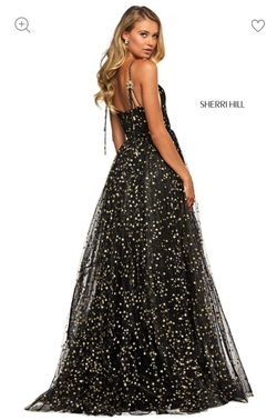 Sherri Hill Black Tie Size 2 Prom Ball gown on Queenly