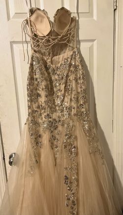 Style -1 Nude Size 4 Mermaid Dress on Queenly
