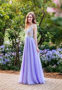 Style -1 Purple Size 0 Side slit Dress on Queenly