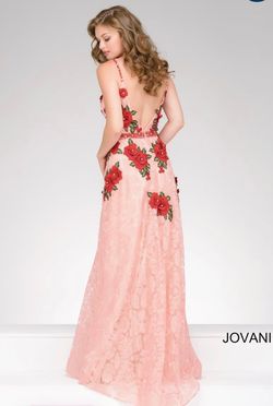 Style -1 Jovani Multicolor Size 2 Sorority Formal A-line Embroidery Straight Dress on Queenly