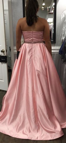 Style -1 Sherri Hill Pink Size 10 Floor Length Pageant Ball gown on Queenly