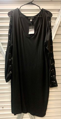 Style -1 Black Size 12 Straight Dress on Queenly