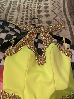 Style -1 Johnathan Kayne Green Size 0 50 Off Fun Fashion Jumpsuit Dress on Queenly