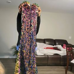Style -1 Multicolor Size 6 Mermaid Dress on Queenly