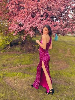 Style -1 Lucy In The Sky Pink Size 0 Prom Sorority Floor Length Side slit Dress on Queenly