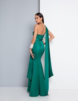 Style 1812E6296X Terani Couture Green Size 18 Pageant Mermaid Dress on Queenly