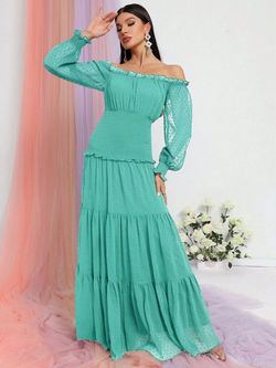 Style FSWD0963 Faeriesty Green Size 0 Polyester Tall Height A-line Dress on Queenly