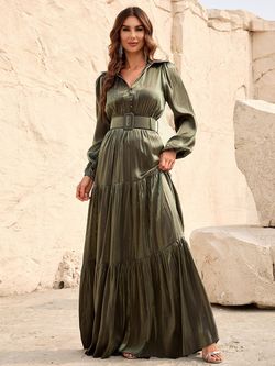Style FSWD0966 Faeriesty Green Size 8 Polyester Tall Height Tulle Military Straight Dress on Queenly