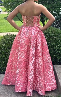 Style 53379 Sherri Hill Pink Size 4 50 Off Prom Ball gown on Queenly