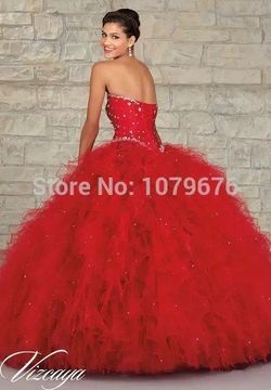 Style -1 Red Size 0 Ball gown on Queenly