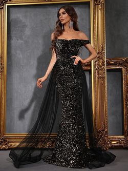 Style FSWD0478 Faeriesty Gold Size 12 Floor Length Plus Size Sheer Mermaid Dress on Queenly