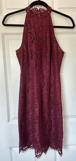 Style -1 BB Dakota Red Size 2 Graduation Bodycon High Neck Homecoming Cocktail Dress on Queenly