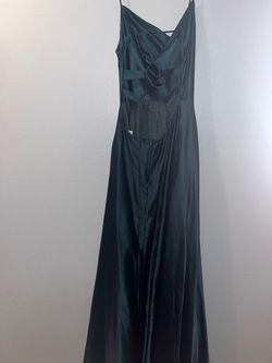 Style -1 Windsor Green Size 14 Corset Floor Length -1 Plus Size A-line Dress on Queenly