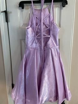 Johnathan Kayne Purple Size 6 Lavender Corset A-line Dress on Queenly