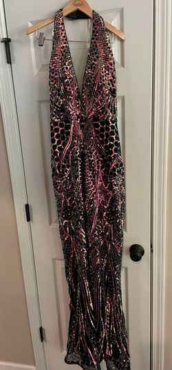 Vienna Multicolor Size 6 Tulle Train Jumpsuit Dress on Queenly