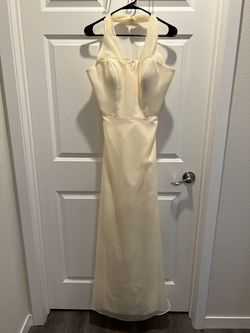 MoriLee Yellow Size 14 Military Straight Dress on Queenly
