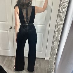 Style -1 Black Size 4 Jumpsuit Dress on Queenly