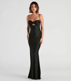 Style -1 Windsor Black Size 0 Prom Straight Dress on Queenly