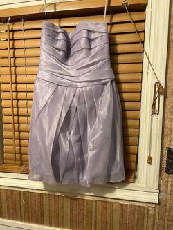 Style -1 Vera Wang Purple Size 6 Prom Strapless Cocktail Dress on Queenly