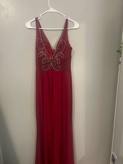 Style -1 Rosmore Red Size 8 Pageant Floor Length Mermaid Dress on Queenly