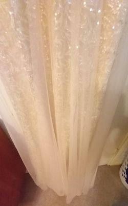 Style Not Known LanTing Gold Size 4 Wedding Guest Sequined Straight Dress on Queenly