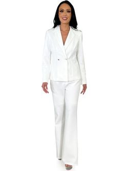 Style 8124 Marc Defang White Size 0 Bachelorette Pageant Jumpsuit Dress on Queenly