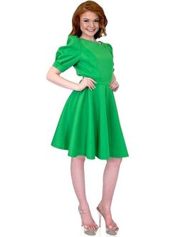 Style 8229 Marc Defang Green Size 12 Tall Height Plus Size Cocktail Dress on Queenly