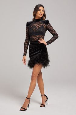 Style NM137BLAXS Nadine Merabi Black Tie Size 0 Nm137blaxs Pageant Straight Dress on Queenly