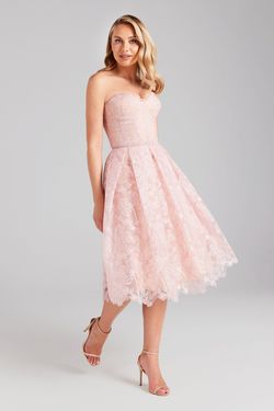Style NM076BLSXS Nadine Merabi Pink Size 0 Nm076blsxs Straight Dress on Queenly