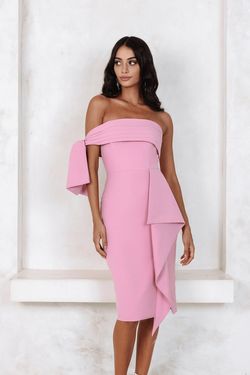 Style ATHENA Lavish Alice Pink Size 2 Tall Height Polyester Cocktail Dress on Queenly