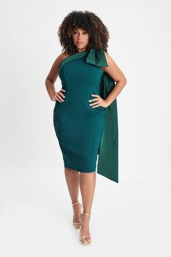 Style GEMMA Lavish Alice Green Size 22 Emerald Tall Height Cocktail Dress on Queenly