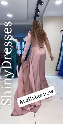 Style -1 Pink Size 6 Side slit Dress on Queenly