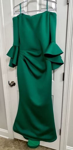 Style 59993 Jovani Green Size 14 Floor Length Mermaid Dress on Queenly