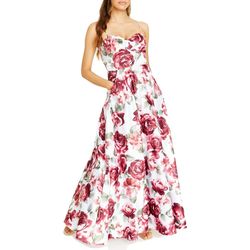city studio Multicolor Girls Size Floral Floor Length Ball gown on Queenly