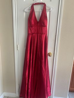 Sherri Hill Red Size 12 Prom Floor Length Train Dress on Queenly