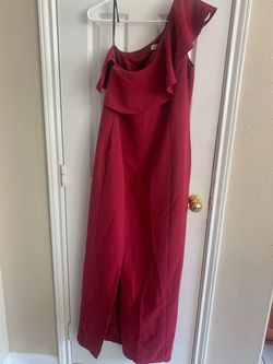 Calvin Klein Red Size 8 Military 50 Off A-line Dress on Queenly