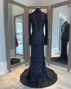 Sherri Hill Multicolor Size 2 Black Tie Prom Straight Dress on Queenly