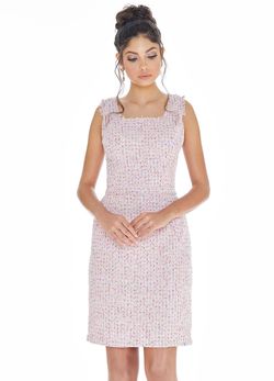 Style 4323 Ashley Lauren Light Pink Size 6 Cocktail Dress on Queenly