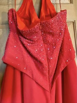 Nadine  Pink Size 22 Pageant Black Tie Prom Straight Dress on Queenly