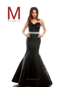 Mac Duggal Black Size 12 Mermaid Dress on Queenly