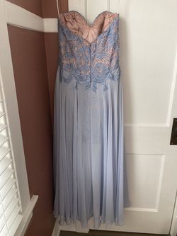 Mon Cheri Light Blue Size 4 50 Off Cocktail Dress on Queenly