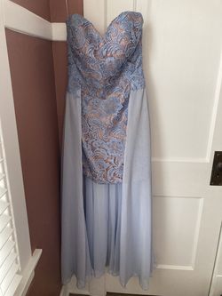 Mon Cheri Light Blue Size 4 50 Off Cocktail Dress on Queenly